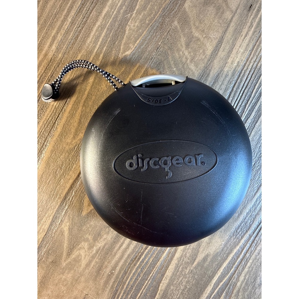 VTG Discgear CD DVD Storage Case Black Portable Holds Up to 20 A and B Sides
